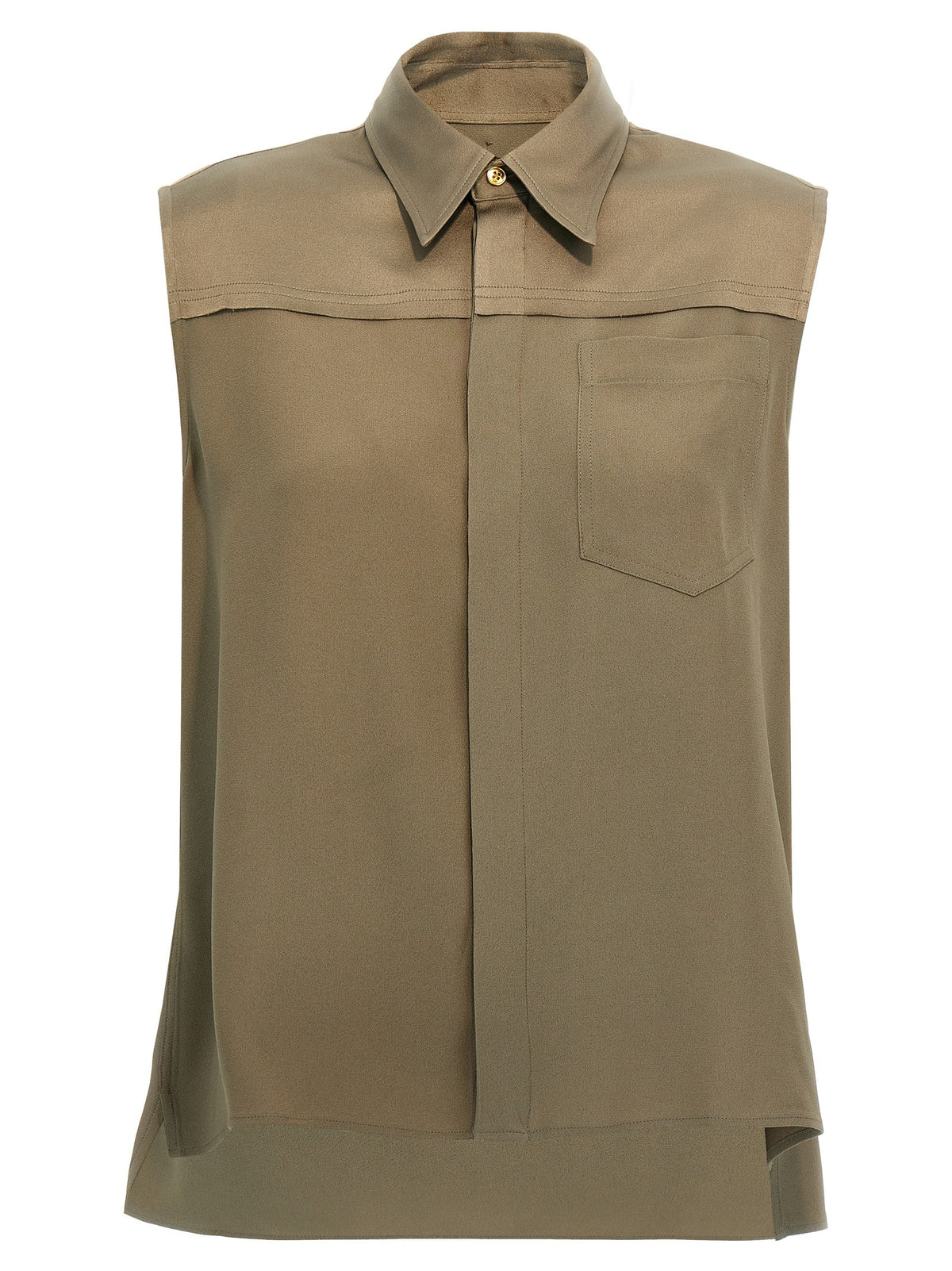 Ami Paris Viscose Shirt Grey