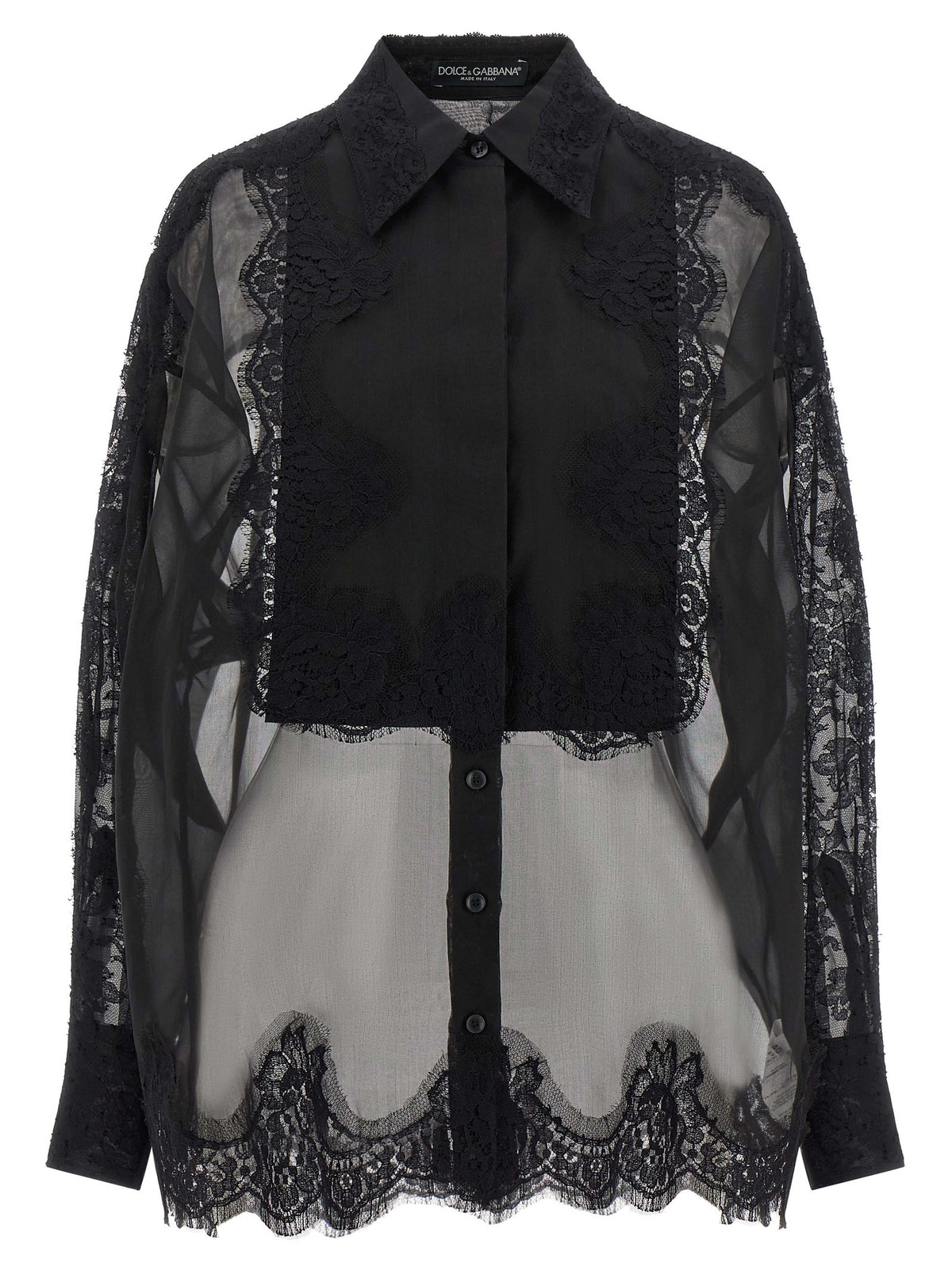 Dolce &amp; Gabbana Viscose Shirt Black