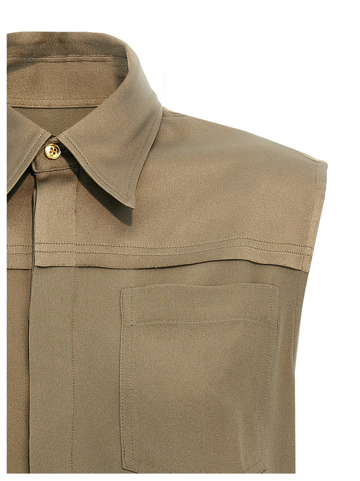 Ami Paris Viscose Shirt Grey, view 3