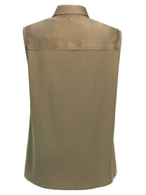 Ami Paris Viscose Shirt Grey