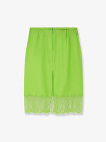 Gucci Women's Viscose Skirt Green