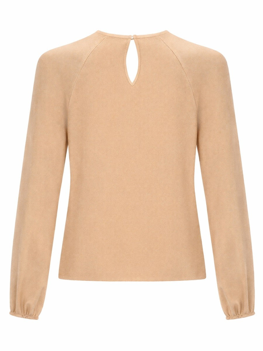 Fabiana Filippi Women's Viscose Tops Beige, view 2