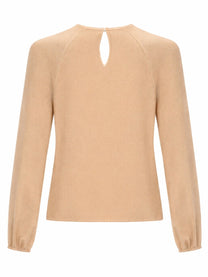 Fabiana Filippi Women's Viscose Tops Beige Fabiana Filippi