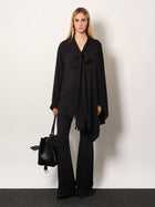 Balenciaga Women's Viscose Trousers Black, view 2