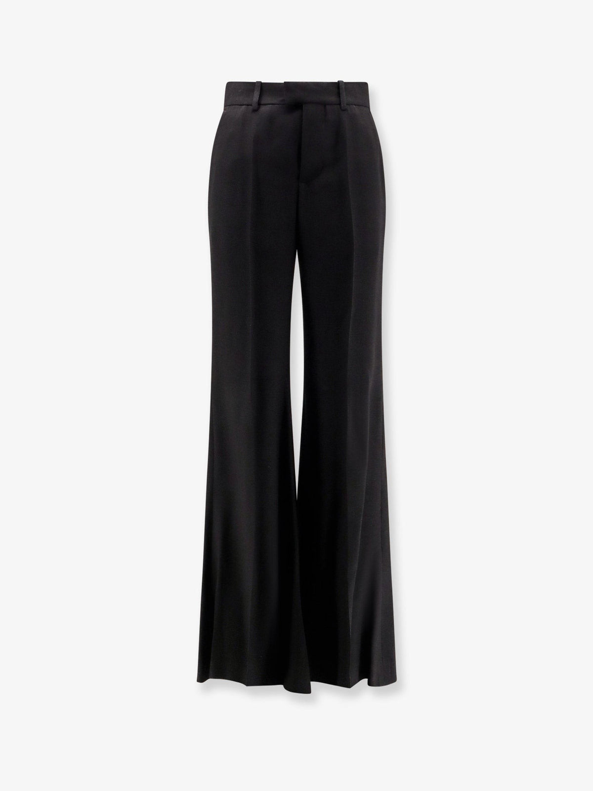 Balenciaga Women's Viscose Trousers Black