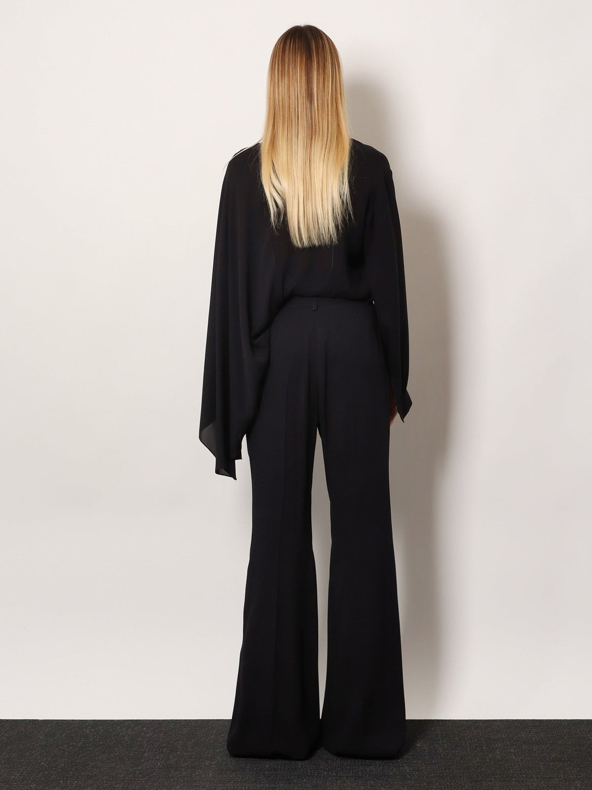 Balenciaga Women's Viscose Trousers Black, view 3