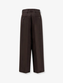 Dries Van Noten Women's Viscose Trousers Brown, view 2
