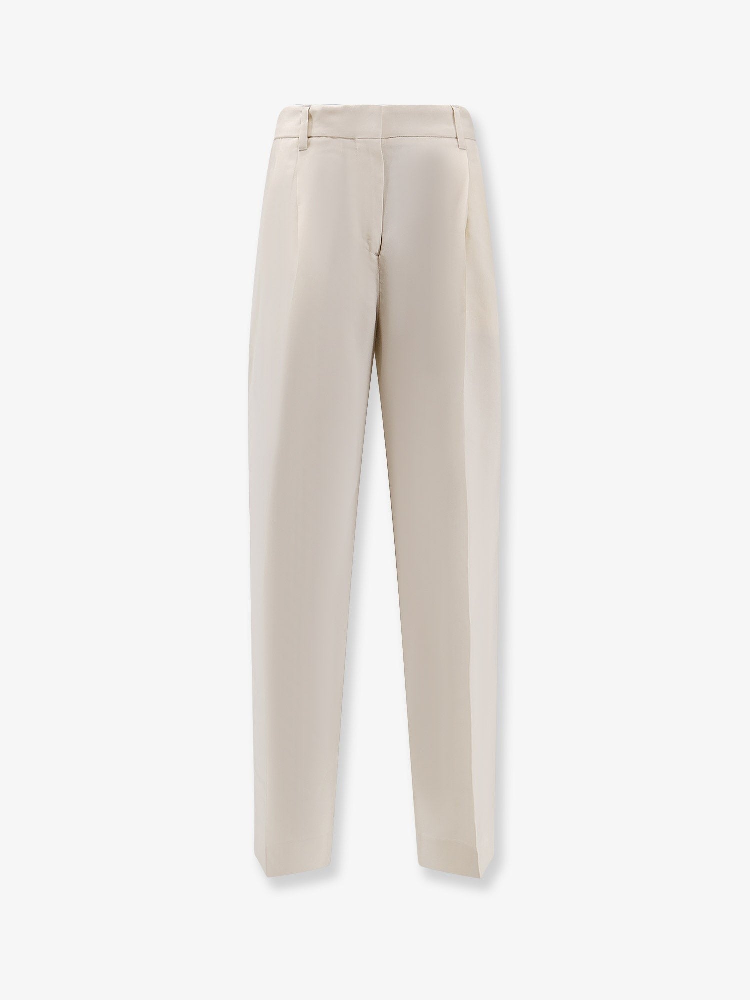 Toteme Women's Viscose Trousers White Toteme
