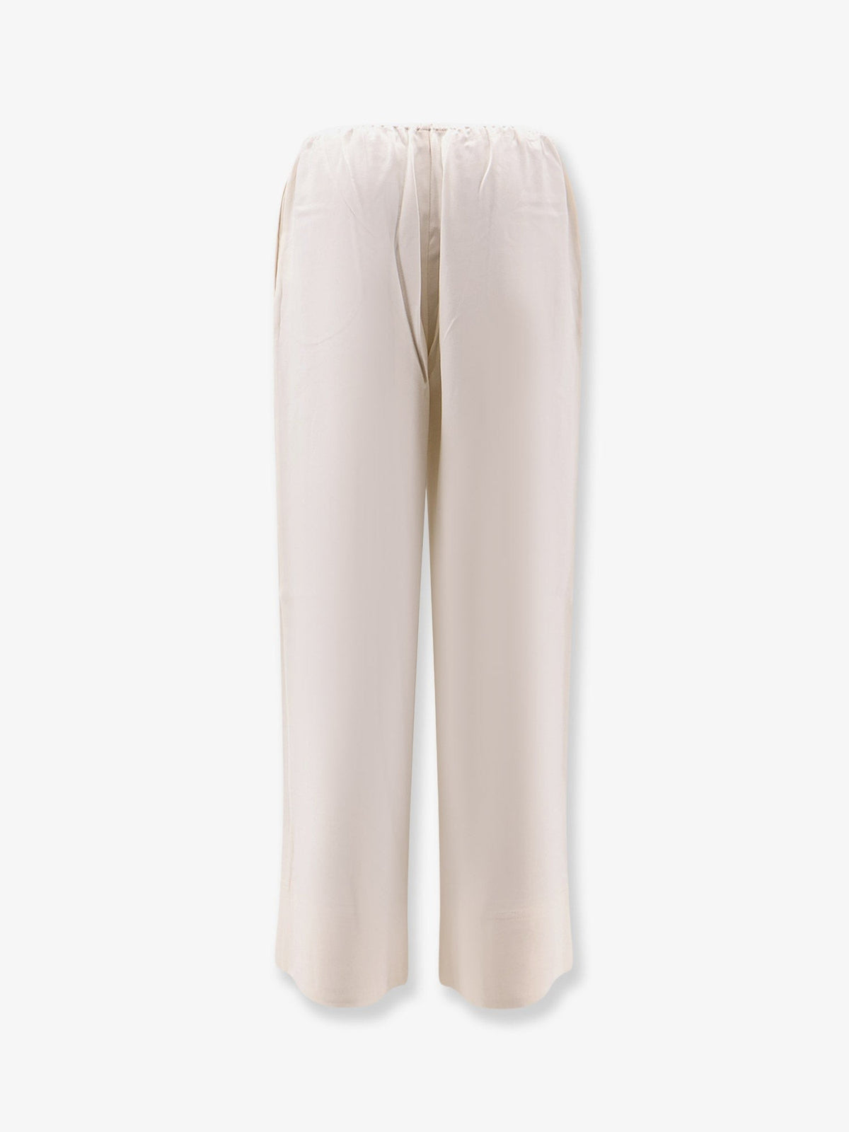 Toteme Women's Viscose Trousers White