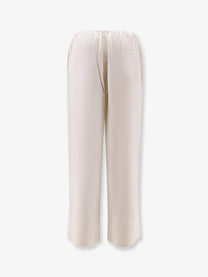 Toteme Women's Viscose Trousers White