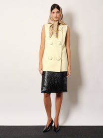 Gucci Women's Viscose Vest Yellow