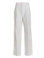 Nude Lucy Visible Button Jeans White