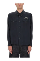 Visvim Men's Four Corners Shirt Black