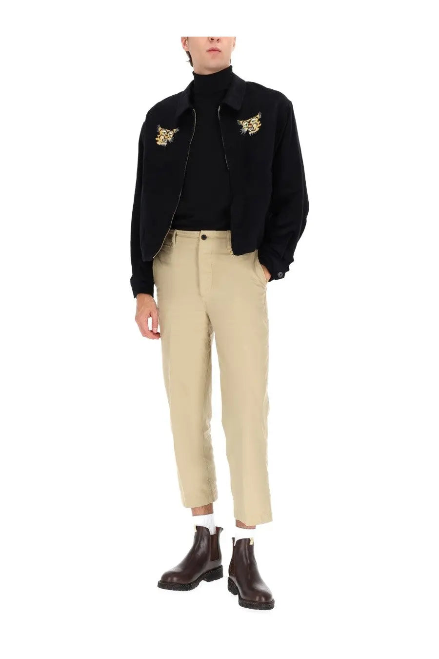 Visvim Men's Norad Blouson Jacket Black, view 2