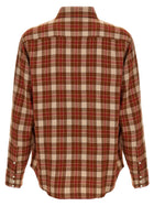 Visvim Red Meridian Check Shirt Red, view 2