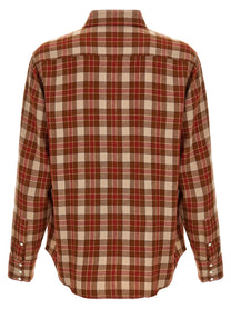 Visvim Red Meridian Check Shirt Red, view 2