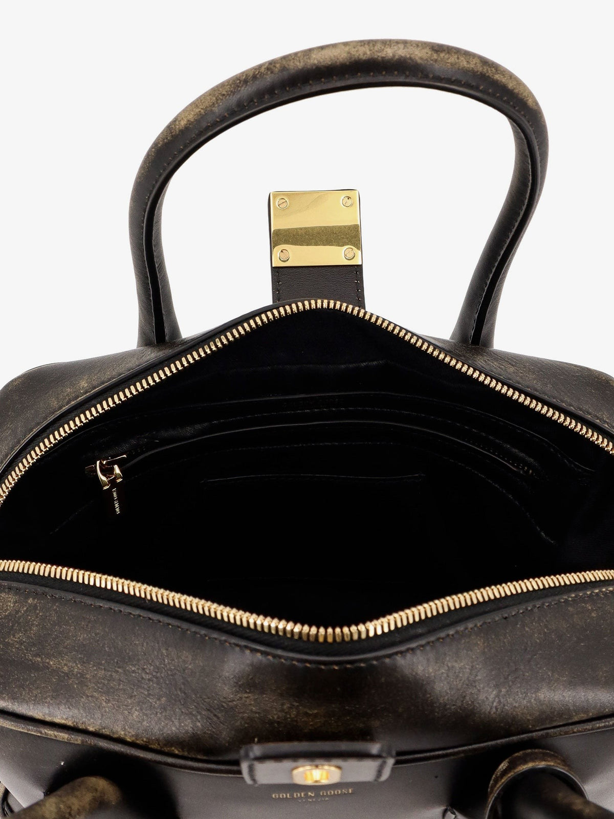 Golden Goose Women's Vita Vintage Leather Crossbody Bag Black