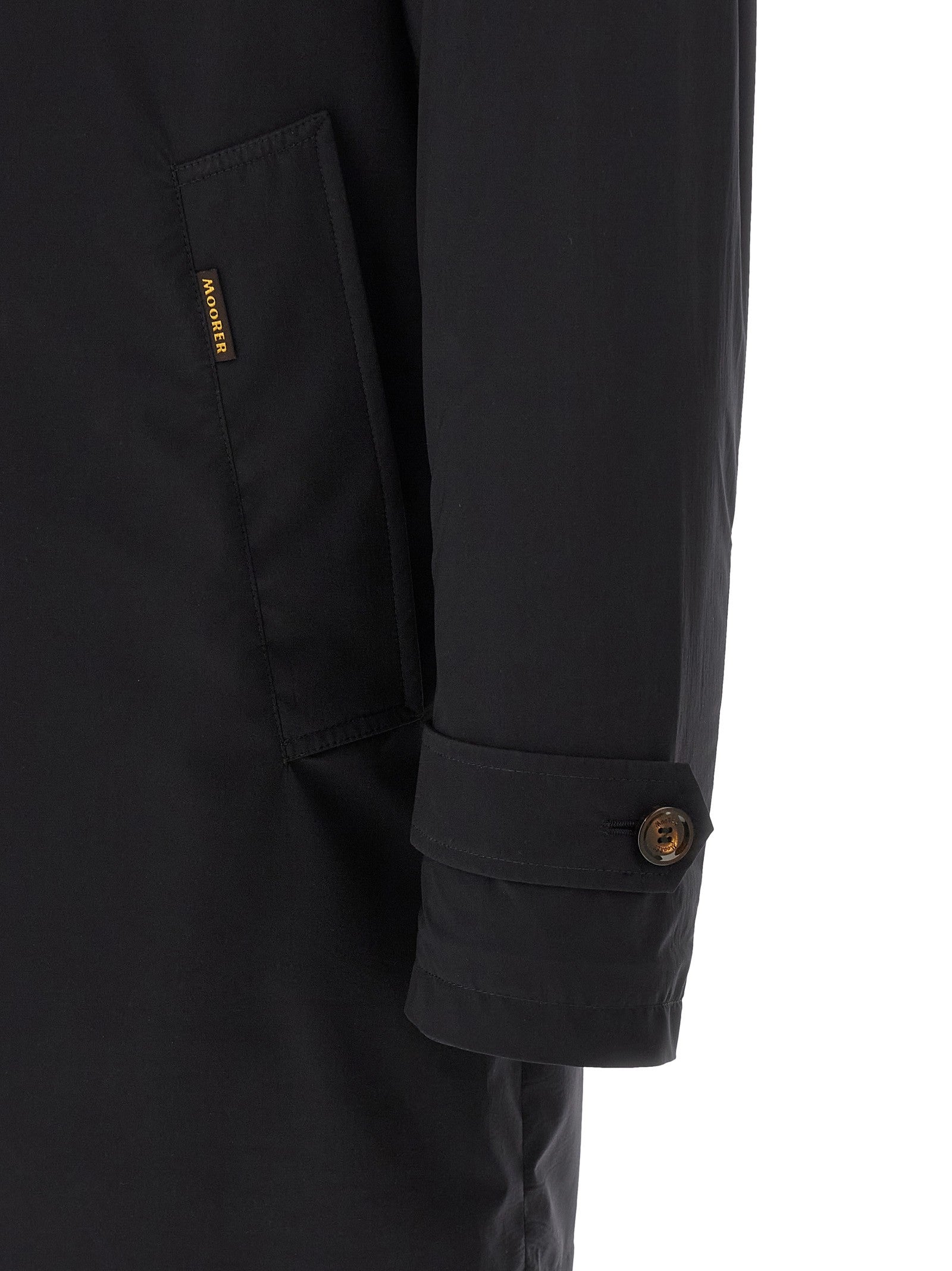 MooRER Vittor Ac Trench Coat Blue