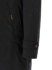 MooRER Vittor Ac Trench Coat Blue