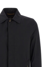 MooRER Vittor Ac Trench Coat Blue
