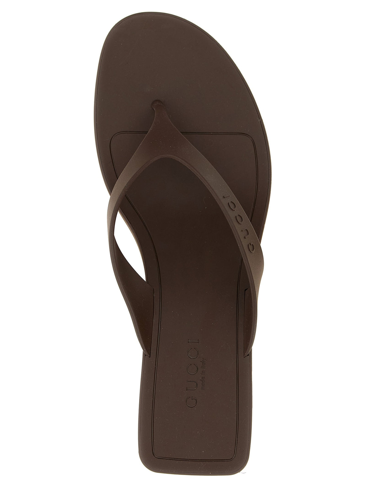 Gucci Vittoria Flip Flops Brown, view 4