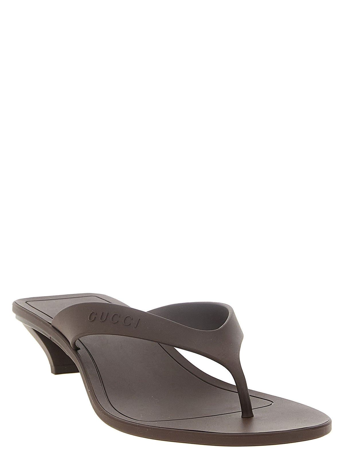 Gucci Vittoria Flip Flops Brown, view 2