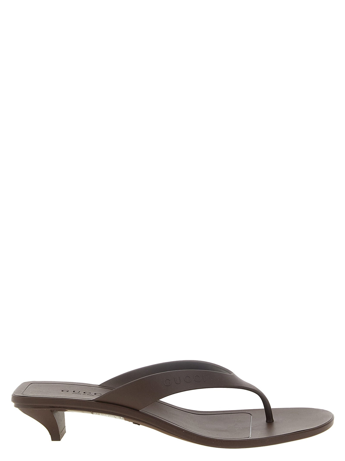 Gucci Vittoria Flip Flops Brown