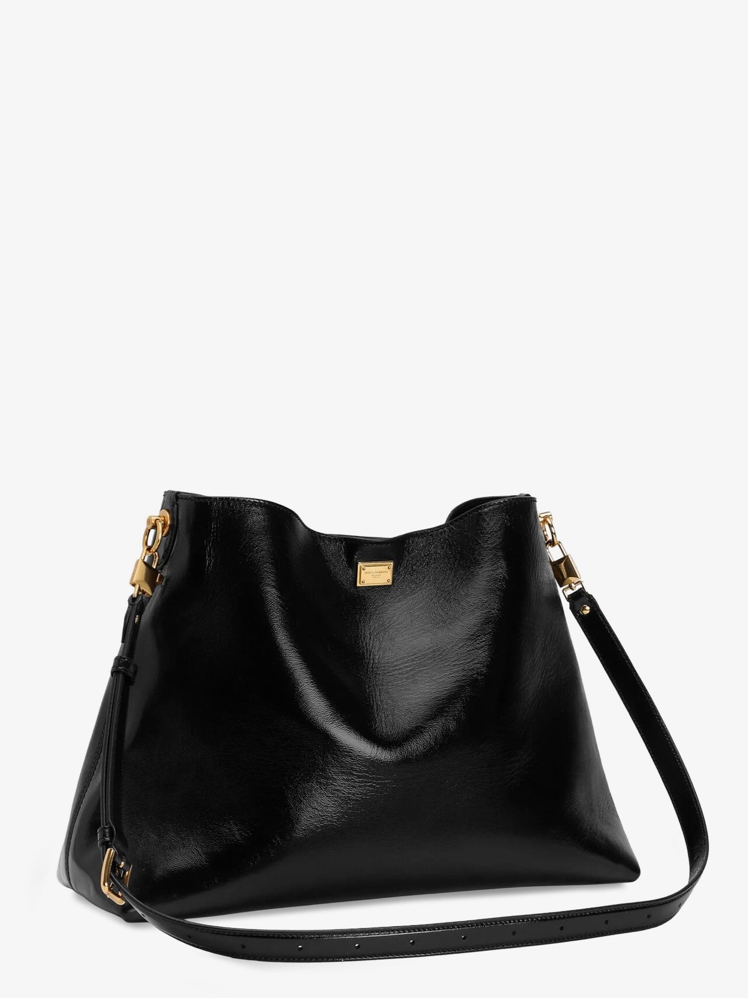 Dolce &amp; Gabbana Women's Vittoria Leather Crossbody Bag Black