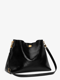 Dolce &amp; Gabbana Women's Vittoria Leather Crossbody Bag Black