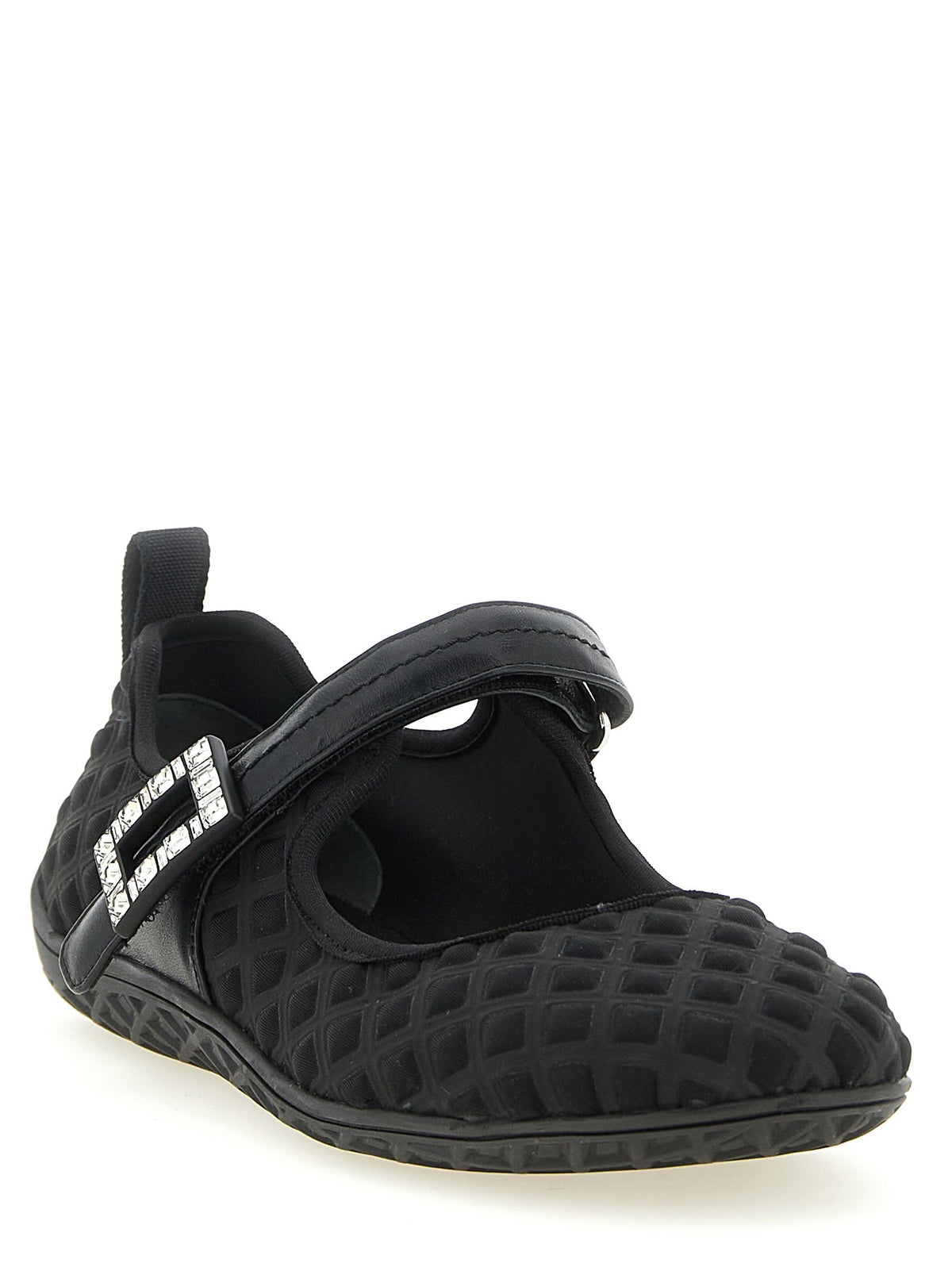 Roger Vivier Viv Low Ballet Flats Black, view 2