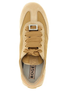 Roger Vivier Viv Low Sneakers Beige, view 4