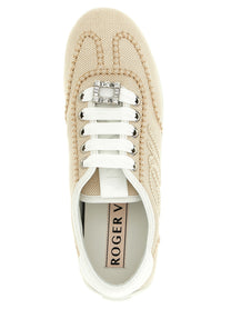 Roger Vivier Viv Low Sneakers Beige