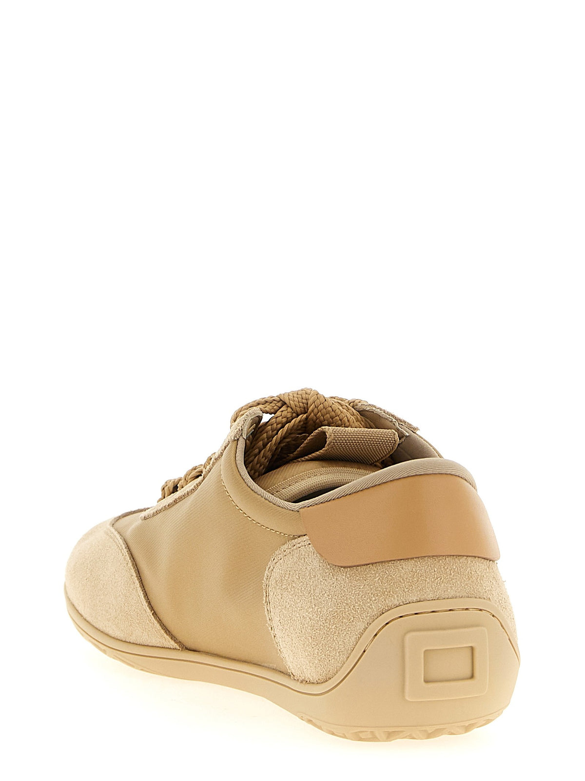 Roger Vivier Viv Low Sneakers Beige, view 3