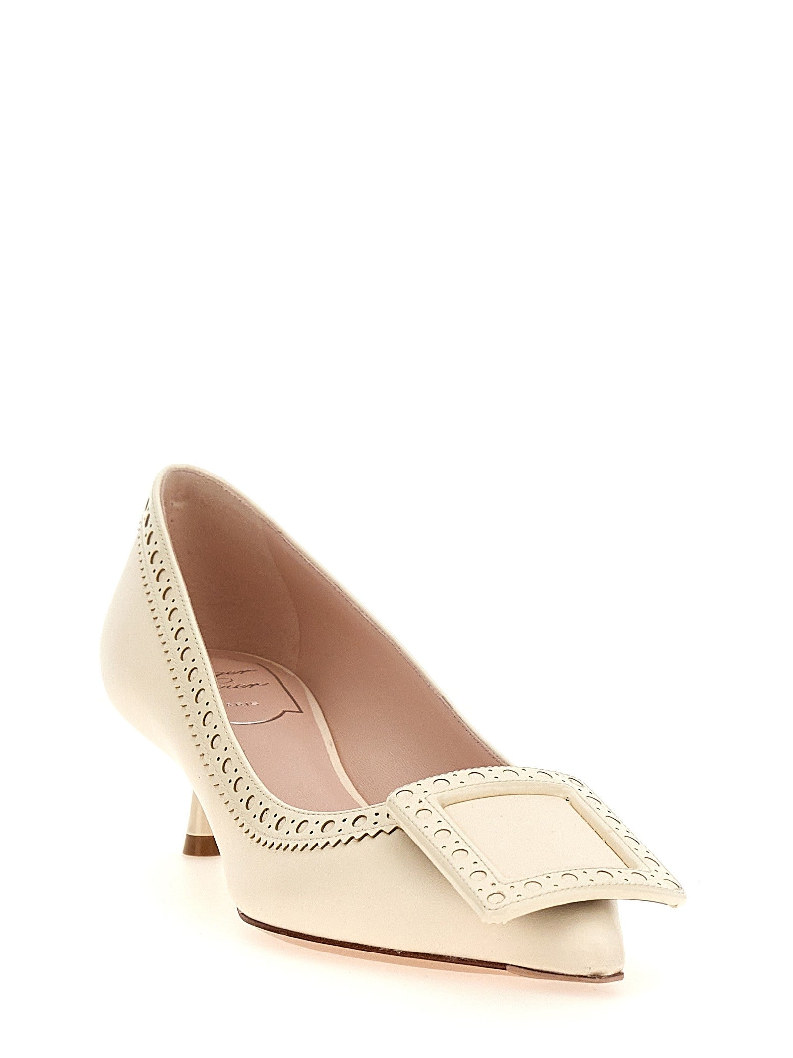 Roger Vivier Viv Pumps in the City White