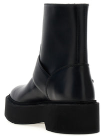 Roger Vivier Viv Rangers Ankle Boots Black