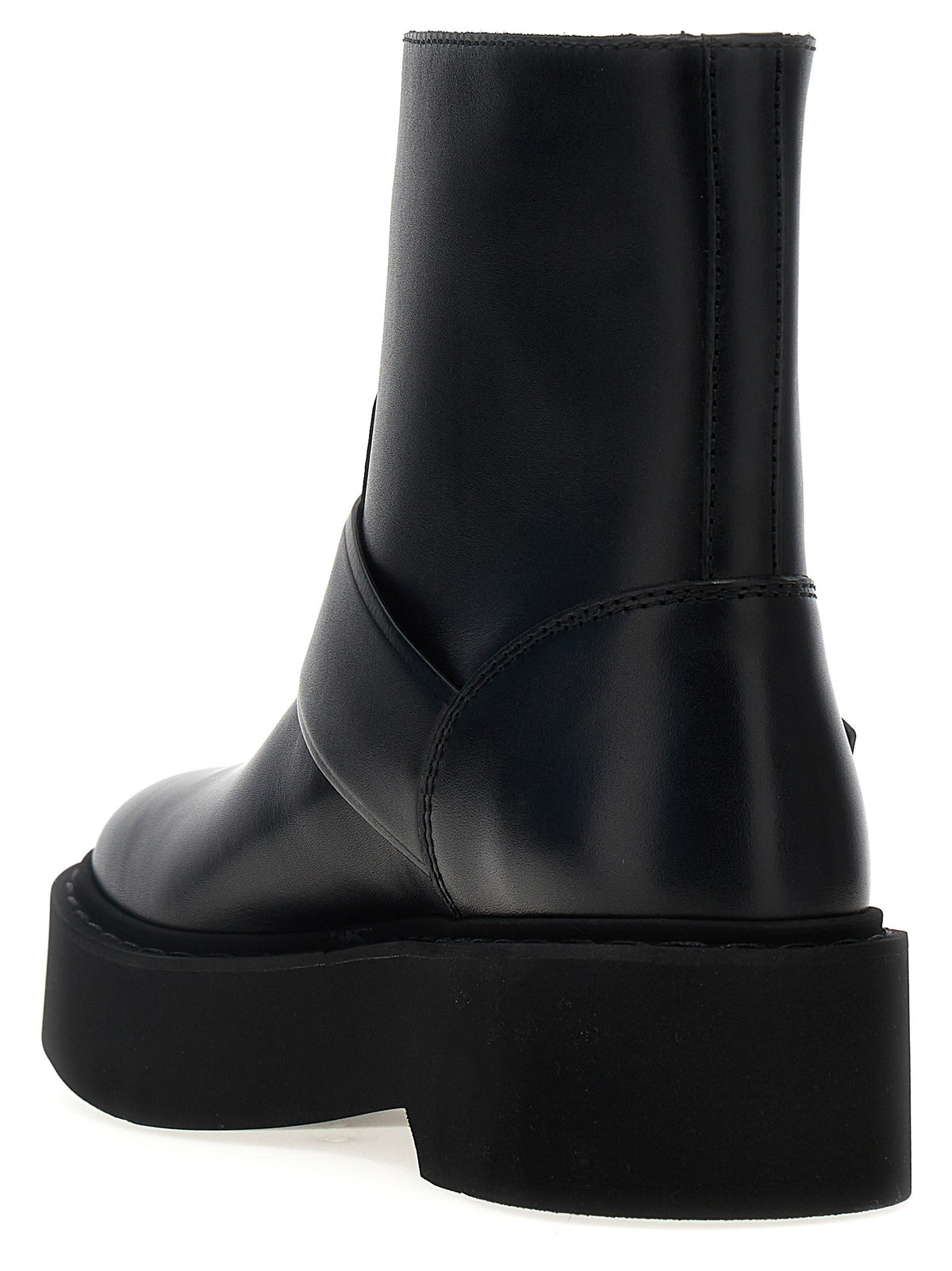 Roger Vivier Viv Rangers Ankle Boots Black, view 3