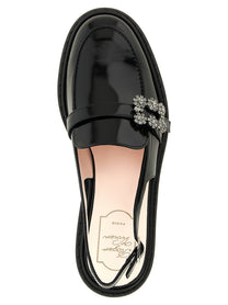 Roger Vivier Viv Rangers Slingbacks Black