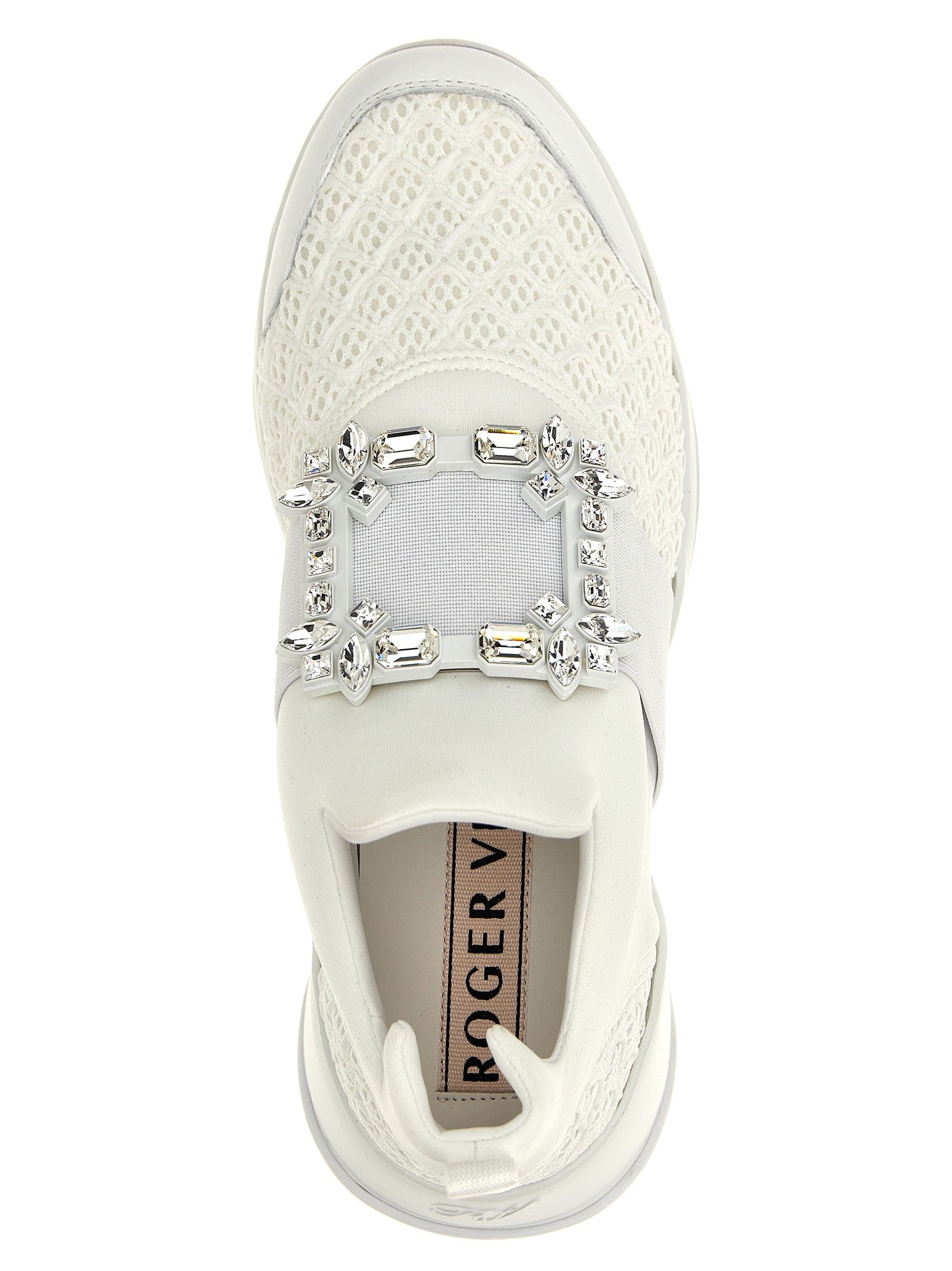 Roger Vivier Viv Run Sneakers White