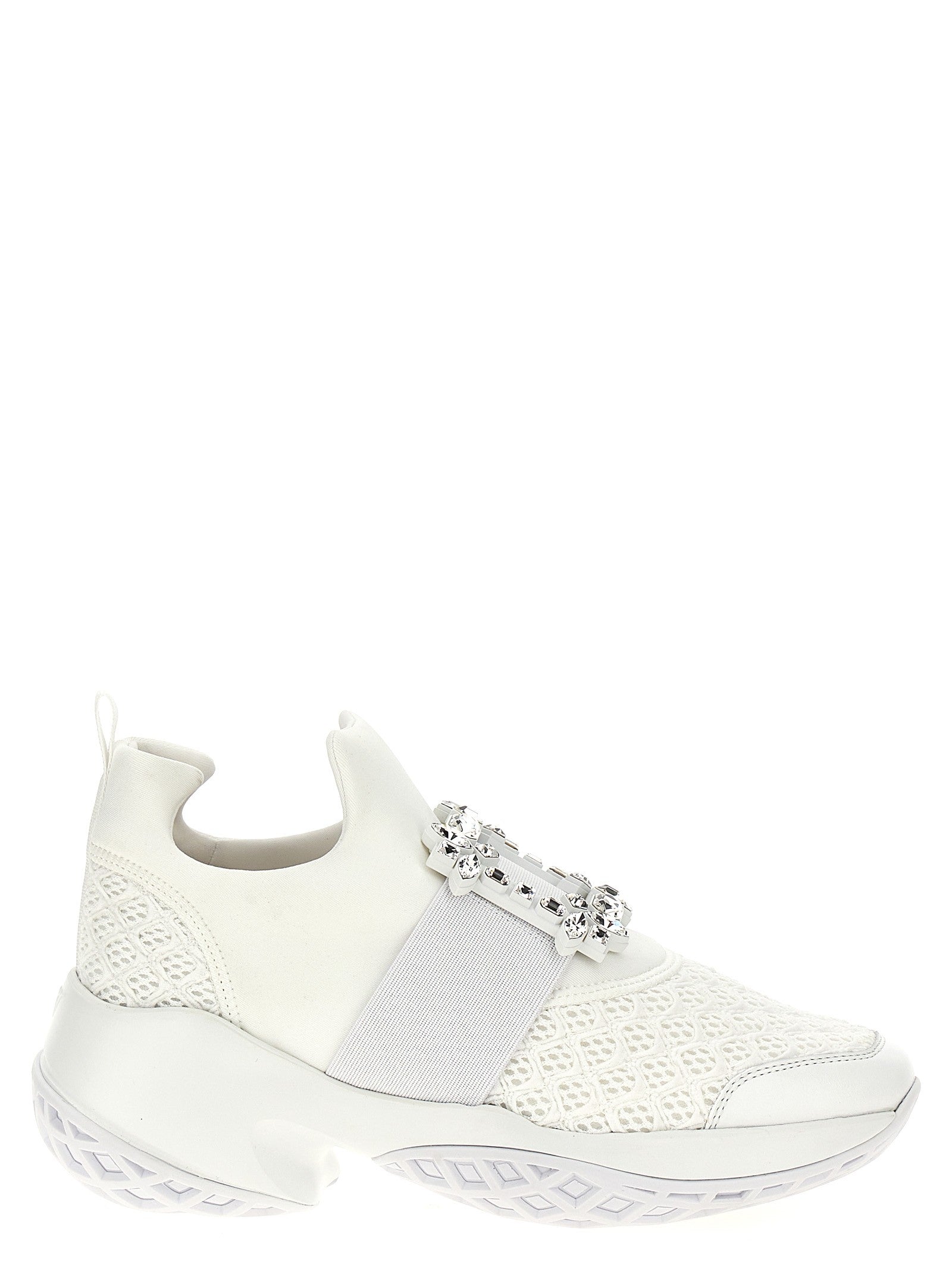 Roger Vivier Viv Run Sneakers White