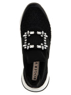 Roger Vivier Viv Run Sneakers Black, view 4
