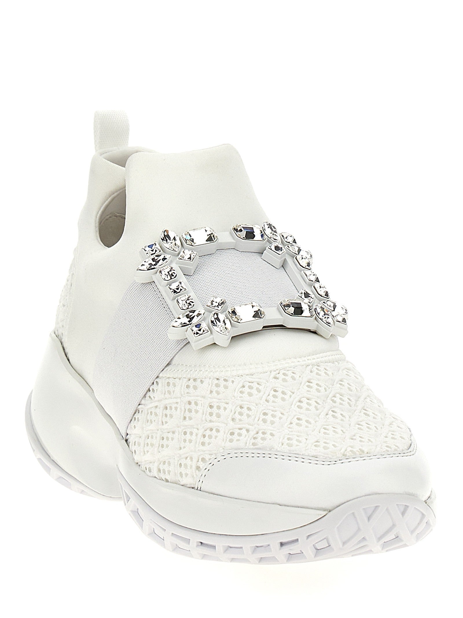 Roger Vivier Viv Run Sneakers White