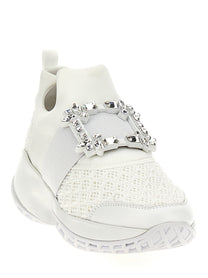 Roger Vivier Viv Run Sneakers White