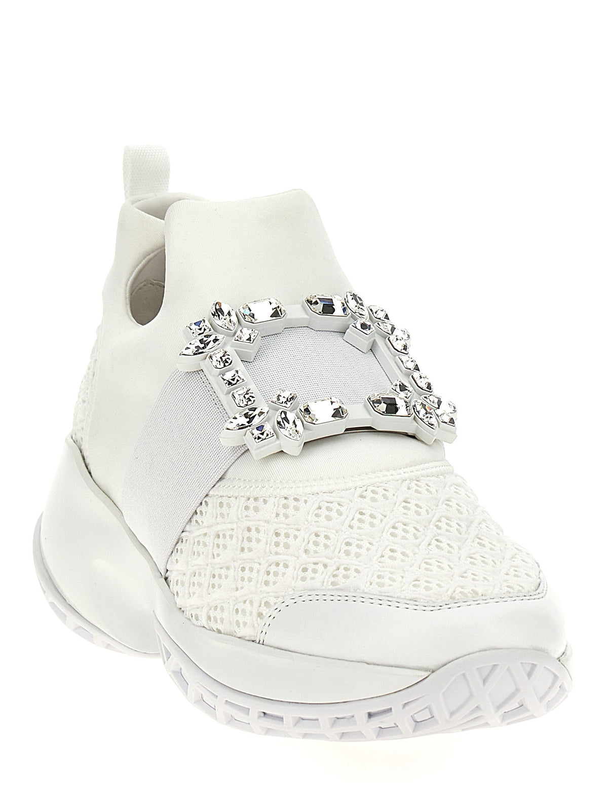 Roger Vivier Viv Run Sneakers White, view 2