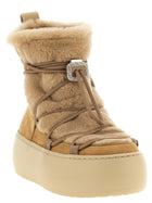 Roger Vivier Viv up Ankle Boots Beige
