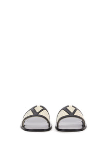 Valentino Women's Viva Superstar Slide Sandal in Nappa Leather White