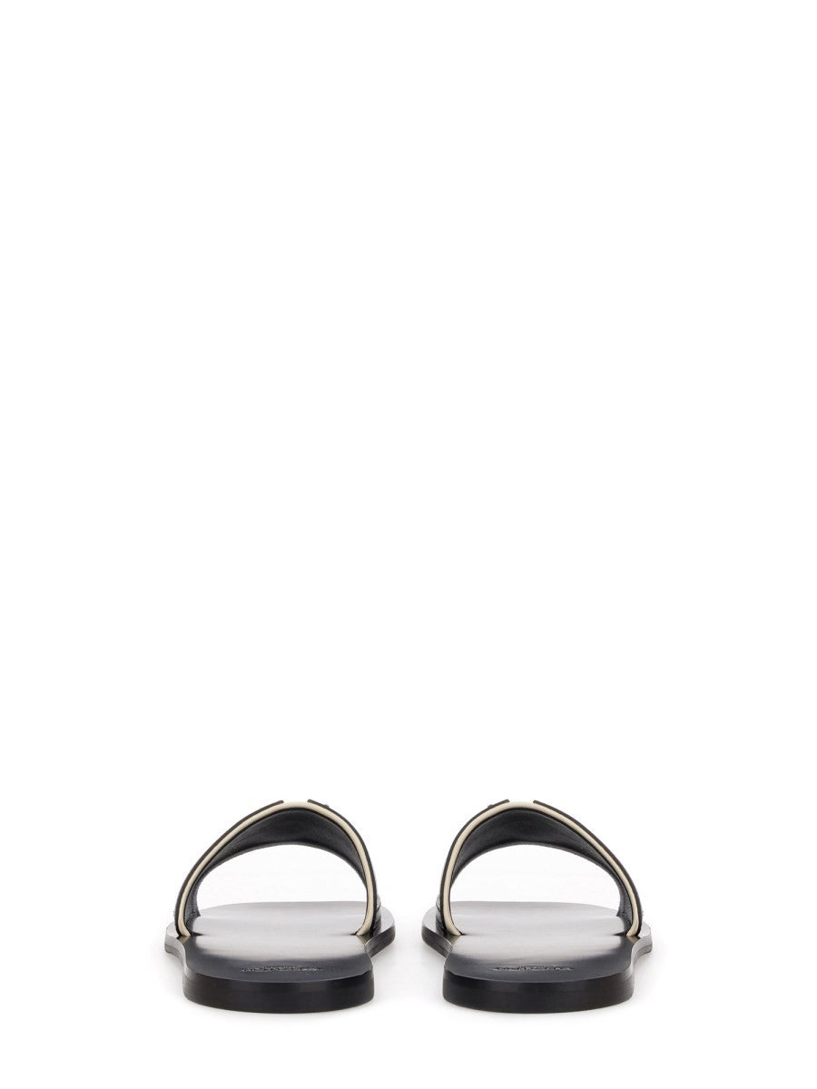 Valentino Women's Viva Superstar Slide Sandal in Nappa Leather White