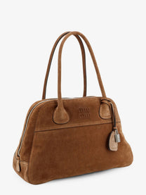 Miu Miu Women's Vivant Suede Shoulder Bag Brown