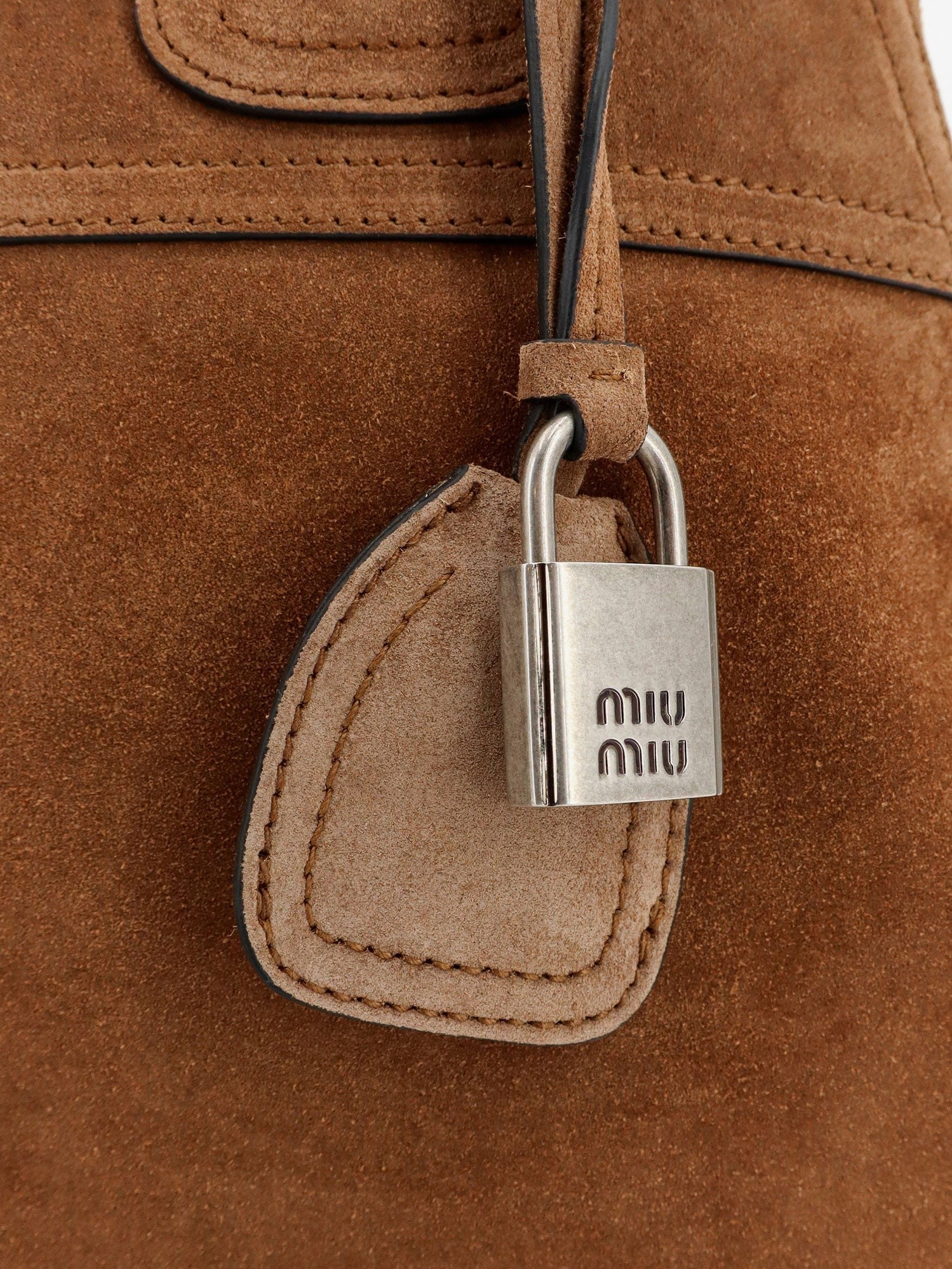 Miu Miu Women's Vivant Suede Shoulder Bag Brown