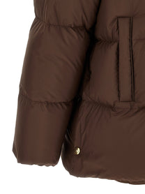 Moncler Vivantesse Down Jacket Brown, view 5
