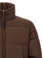 Moncler Vivantesse Down Jacket Brown, view 3